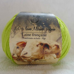 mérinos vert anis étiquette producteur